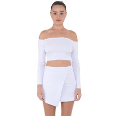 Off Shoulder Top with Mini Skirt Set