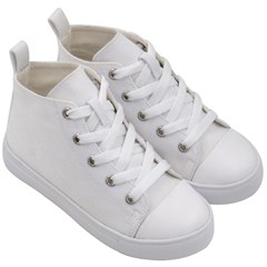 Kids  Mid-Top Canvas Sneakers