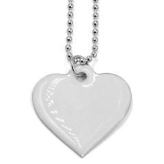 Dog Tag Heart (One Side)