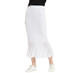 Maxi Fishtail Chiffon Skirt