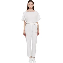 Batwing Lightweight Chiffon Jumpsuit