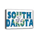 South Dakota Mini Canvas 6  x 4  (Framed) View1
