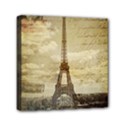 Elegant Vintage Paris Eiffel Tower Art Mini Canvas 6  x 6  (Framed) View1