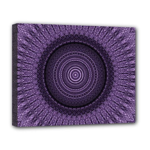 Mandala Deluxe Canvas 20  X 16  (framed)