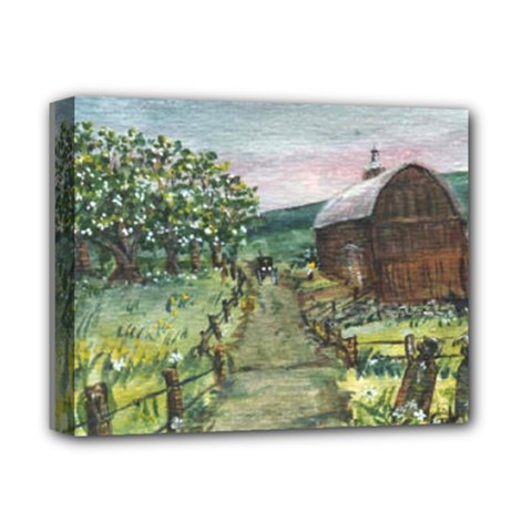  amish Apple Blossoms  By Ave Hurley Of Artrevu   Deluxe Canvas 14  X 11  (stretched) by ArtRave2