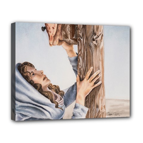 Stabat Mater Canvas 14  X 11  (framed)
