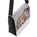 Giant Spider Fights Lion  Flap Closure Messenger Bag (Small) View2