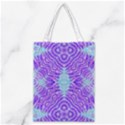 Turquoise Purple Zebra Pattern  All Over Print Classic Tote Bag View1