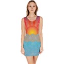 Oriental Sunset Bodycon Dress View1