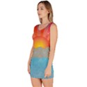 Oriental Sunset Bodycon Dress View2