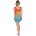 Oriental Sunset Bodycon Dress View4