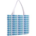 Blue Green Leaf Pattern Tiny Tote Bag View2