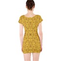 Colorful Abstract Pattern Short Sleeve Bodycon Dress View2