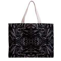 Trippy Black&white Abstract  Tiny Tote Bag by OCDesignss