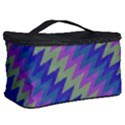 Diagonal chevron pattern Cosmetic Storage Case View2