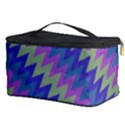 Diagonal chevron pattern Cosmetic Storage Case View3