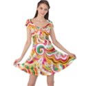 Sunshine Swirls Cap Sleeve Dress View1