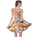 Sunshine Swirls Cap Sleeve Dress View2