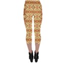 Faux Animal Print Pattern Capri Leggings View2