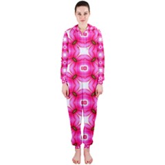 Cute Pretty Elegant Pattern Hooded Jumpsuit (ladies) 