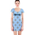 Cute Pretty Elegant Pattern Short Sleeve Bodycon Dresses View1