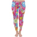 Hippy Peace Swirls Winter Leggings View1