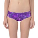 Purple Square Tiles Design Classic Bikini Bottoms View1