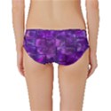 Purple Square Tiles Design Classic Bikini Bottoms View2
