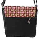 Cute Floral Pattern Flap Messenger Bag (S) View1