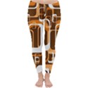 Retro Pattern 1971 Orange Winter Leggings View1