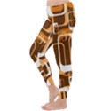 Retro Pattern 1971 Orange Winter Leggings View2