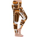 Retro Pattern 1971 Orange Winter Leggings View3