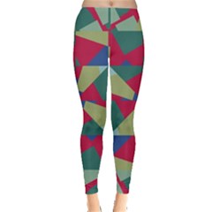 Shapes In Squares Pattern Leggings