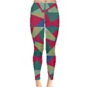Shapes in squares pattern Leggings View1