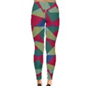Shapes in squares pattern Leggings View2