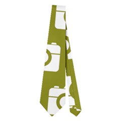 Modern Chic Vector Camera Illustration Pattern Neckties (two Side) 