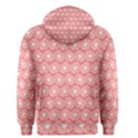 Coral Pink Gerbera Daisy Vector Tile Pattern Men s Pullover Hoodies View2