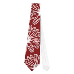 Gerbera Daisy Vector Tile Pattern Neckties (one Side) 