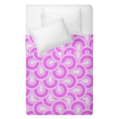 Retro Mirror Pattern Pink Duvet Cover (single Size)