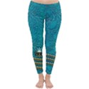 Wonderful Decorative Design With Floral Elements Winter Leggings View1
