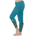 Wonderful Decorative Design With Floral Elements Winter Leggings View2