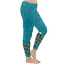 Wonderful Decorative Design With Floral Elements Winter Leggings View3