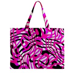 Ribbon Chaos Pink Zipper Tiny Tote Bags by ImpressiveMoments
