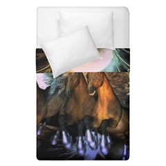 Wonderful Horses In The Universe Duvet Cover (single Size)