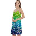 Glitter 4 Women s Reversible Sports Bra with Border View2