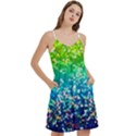 Glitter 4 Women s Reversible Sports Bra with Border View3