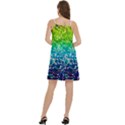 Glitter 4 Women s Reversible Sports Bra with Border View4