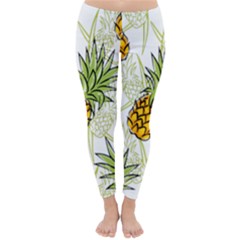 Pineapple Pattern 06 Winter Leggings