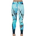 Underwater World With Shipwreck And Dolphin Yoga Leggings View1