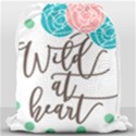 Wild At Heart Flowers Drawstring Bag (Large) View2